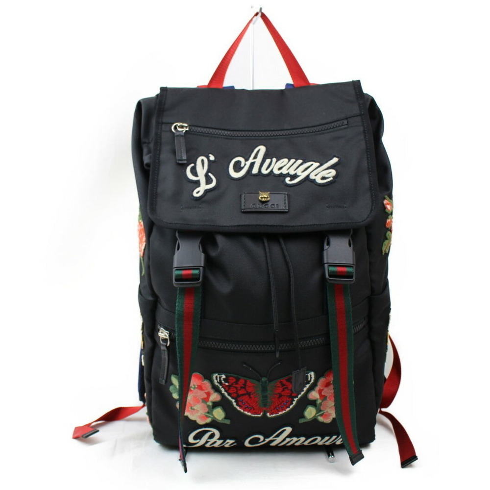 Gucci Techno Canvas Backpack Multicolor Black - image 1